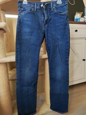 Levis Men's Blue Straight-Leg Jeans